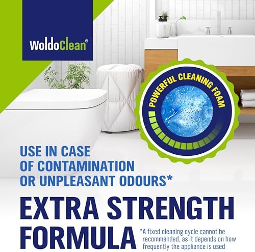 WoldoClean 3in1 Toilet Bowl Cleaner Tablets 35 Uses - Automatic Tank & Bowl Descaler, Heavy Duty Limescale & Hard Water Stain Remover, Eucalyptus Scent, No Blue Water Dye - Image 3