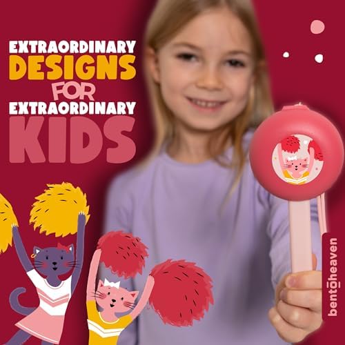 Bentoheaven Kids Utensils Set with Case, Reusable Fork & Spoon, Cats - Image 5
