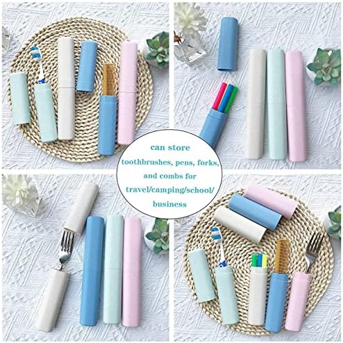 4 Pack Toothbrush Travel Case Portable Travel Toothbrush Holder Breathable Toothbrush Travel Containers for School Business Camping Travel Toothbrush Case - Image 3