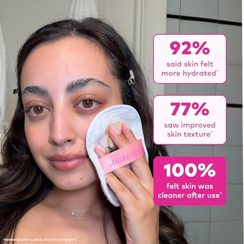 The Original MakeUp Eraser 7-Day Set, Erase All Makeup with Just Water, Including Waterproof Mascara, Eyeliner, Foundation, Lipstick, Sunscreen, and More! Teddy, 7ct. - Image 5