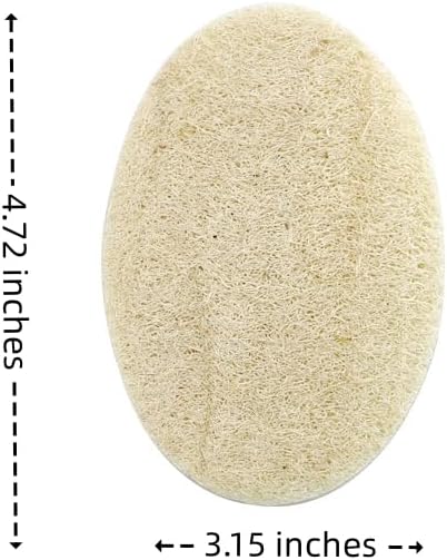 WOCATS 6 Pack Natural Loofah Sponges for Dishes & Bath - Biodegradable, Eco-Friendly Kitchen Scrubber & Body Exfoliator, Non-Scratch, Durable, Reusable - Image 3