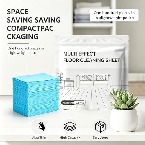 100 Piece Multi-Surface Floor Cleaning Tablets, Concentrated Cleaner for Hardwood, Tile, Laminate & More, Dissolvable Pre-Measured Deep Cleaning Solution for Kitchens, Vinyl Floors, Home - Image 3