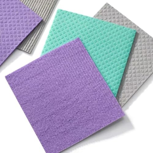 Reusable Cleaning Cellulose Sponge Cloths Absorbent Wipes Clean Kitchen Car Dish Eco-Friendly Dishcloth Hand Towel Auto - 1pack (5pcs) - Image 3