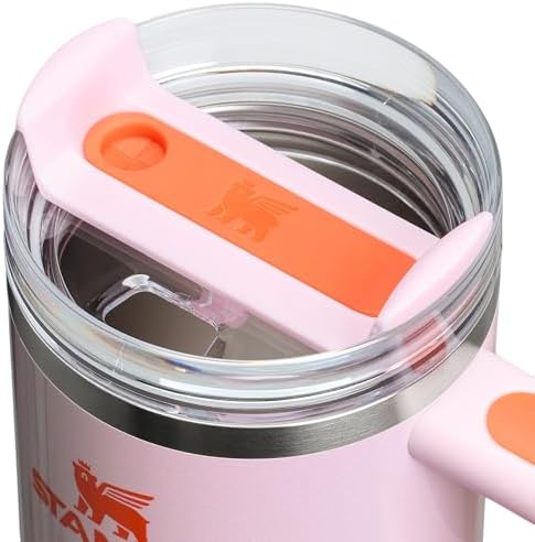 STANLEY Quencher H2.0 Flow State Tumbler, 20 oz, Rose Petal Shimmer - Image 2
