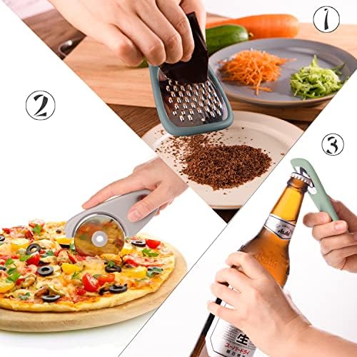Kitchen Gadgets 6 Piece Set, Camping Cooking Utensils, Green - Image 3