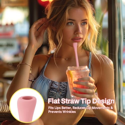 NiHome 6PCS Silicone Anti-Wrinkle Straws Fit for Stanley 40oz 30oz Tumblers - Image 6