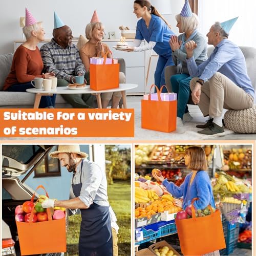 Windyun Reusable Grocery Bags Non Woven with Handles - Image 7