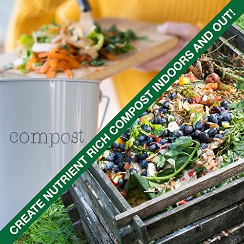 TeraGanix TCM Bokashi Bran Compost Accelerator, Organic Rice Bran Mix, Odor Eliminator, Dry Powder for Food & Pet Waste Indoors, Bokashi Starter for Kitchen Compost Bin & Soil (22 Lb) - Image 2