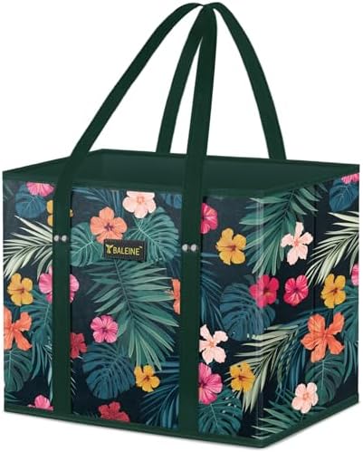 BALEINE 1PK Reusable Grocery Bags, Heavy Duty Shopping Tote Bag by BALEINE