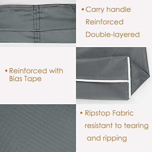 BeeGreen Grey Reusable Grocery Bags Wholesale Gray Reusable Kitchen Bags Bulk Foldable-Machine Washable with Zipper Storage Pouch 50 Packs - Image 4