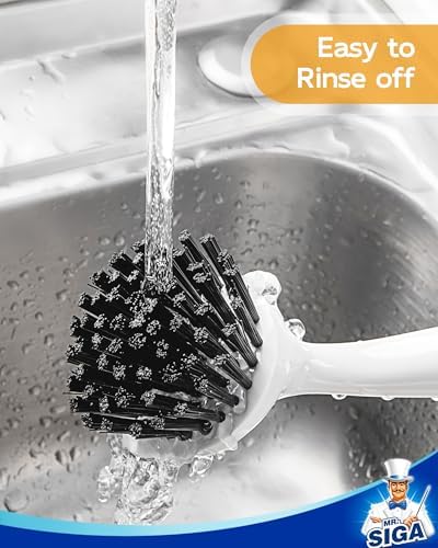 MR.SIGA Dish Brush with Handle, Dish Scruber Brush for Pans, Pots - Image 7