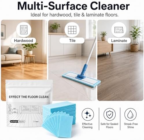 100 Piece Floor Cleaning Tablets, Multi-Surface Cleaner for Mopping, Dissolvable Floor Cleaner Refill for Hardwood Tile Laminate, Household Solution for Daily Home Care (Purple, 100Pcs) - Image 4