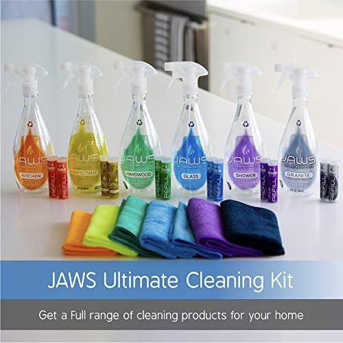 JAWS Ultimate Cleaning Kit, Multi-Surface Spray & Refill Pods, 6 Formulas - Image 2