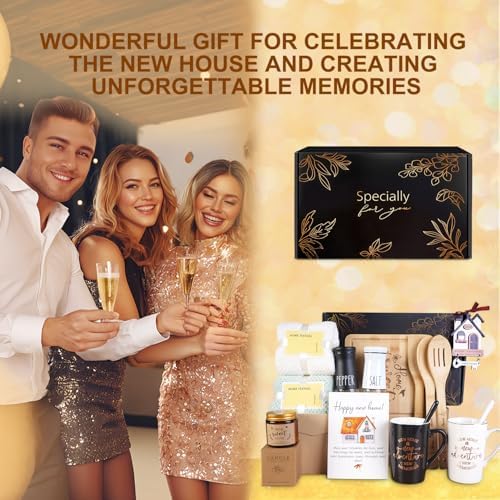 House Warming Gifts New Home, 15 Pcs New House Gift Basket for Homeowners - Image 5