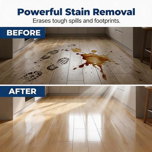 120 Pack Multi-surface Floor Cleaning Tablets, Water Soluble Floor Cleaner Sheets for Mopping Hardwood, Floors, Wall Tiles, Glass, Just Drop In Water, No Measuring (Pink-120) - Image 5