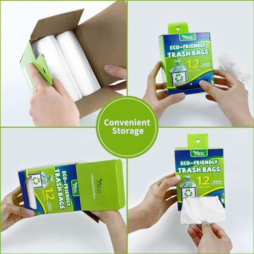 1.2 Gallon Clear Small Trash Bags Strong Leak-Resistant - 150Ct Unscented - Image 4