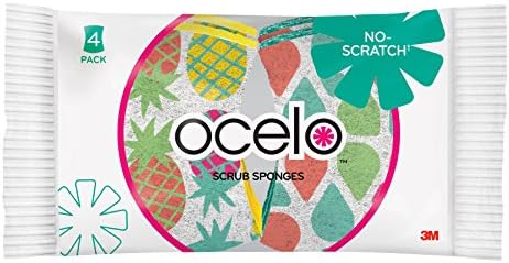 Scotch-Brite ocelo No Scratch Scrub Sponges, 4 Sponges by ocelo