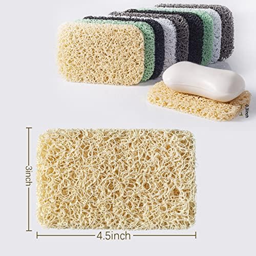12PCS Soap Savers Pads BPA Free Soap Holder for Bar Soap Non-Slip Self Draining Soap Dish Soap Lift for Shower Kitchen Bathroom - Image 3
