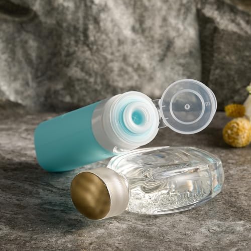 INSFIT 17 Pack Travel Bottles for Toiletries, TSA Approved 3oz 2oz Travel Size Toiletries, BPA Free Leak Proof Squeezable Silicone Tubes Travel Essentials for Shampoo Conditioner Lotion Soap - Image 3