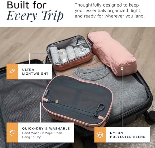 TRIPPED Travel Gear 3-Piece Travel Toiletry Bag Set - Image 2