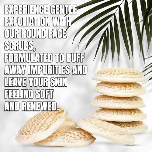 Soft Weave Facial Exfoliation Discs with Secure Finger Band - Sisal Cleanser Sponge Pads for Gentle Cleansing, 5-Pack - Image 4