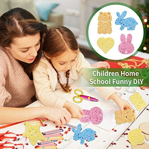 PANYEE Cleaning Scrub Colored Sponge,Non-Scratch Kitchen Cellulose Dishwashing Sponge,16Pack Biodegradable Natural Sponge - Image 6