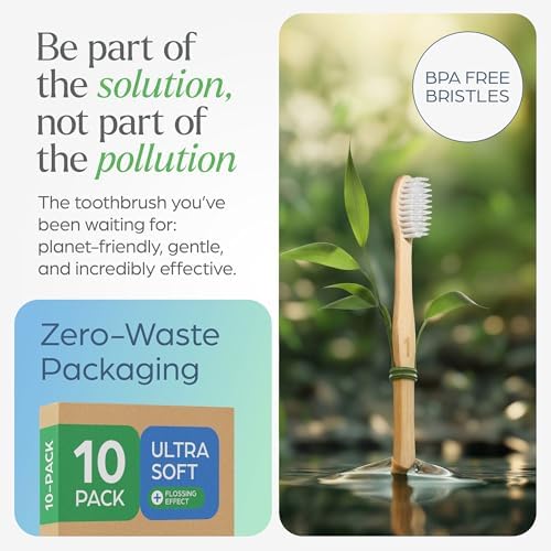 VIVAGO Extra Soft Toothbrushes for Adults - Ultra Soft Bristle Toothbrush - Image 3