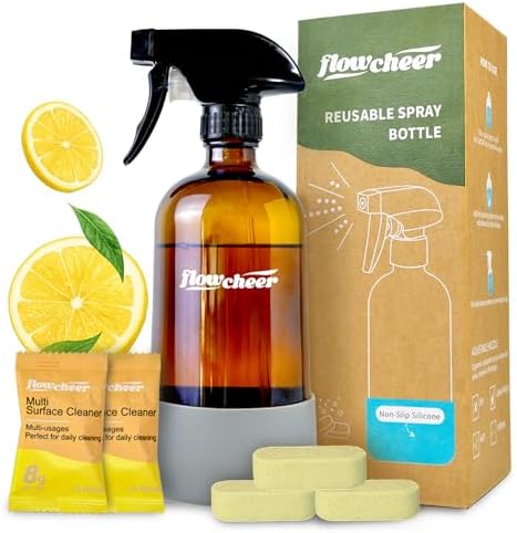 flowcheer All Purpose Multi Surface Cleaner Refills for Household (Lemon) by Flowcheer