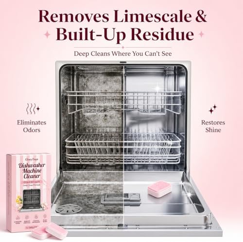 Dishwasher Cleaner And Deodorizer Tablets - 1 Year Supply Unscented Dishwasher Cleaning Tablets - Deep Cleaning Removes Limescale and Odors - Eco-friendly Dish Washer Machine Cleaner - Septic Safe - Image 5