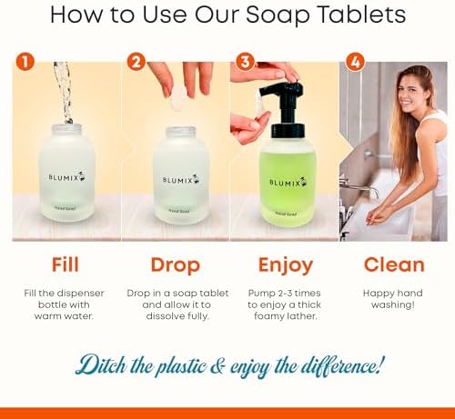 6-Month Eco Home Starter Set – Non-Toxic Cleaner & Hand Wash Kit | Includes Reusable Bottles + Refills (Rose Soap & Eucalyptus Cleaner) | Zero Waste, Plastic-Free Refills, Great Value - Image 5