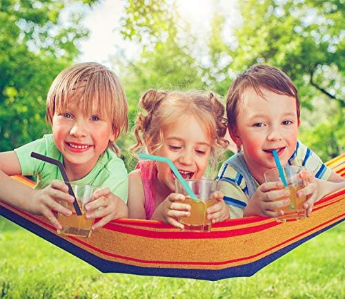 Senneny Set of 6 Silicone Drinking Straws for 30oz and 20oz - Reusable Silicone Straws BPA Free Extra Long with Cleaning Brushes- 6 Bent- 8mm diameter - Image 4