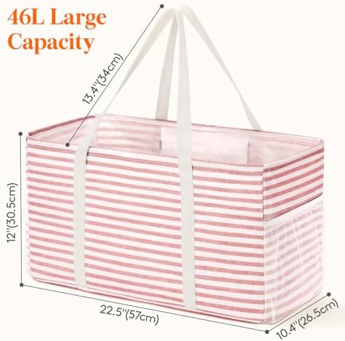 Lifewit Large Tote bag, Reusable Shopping Grocery Bags - Image 4