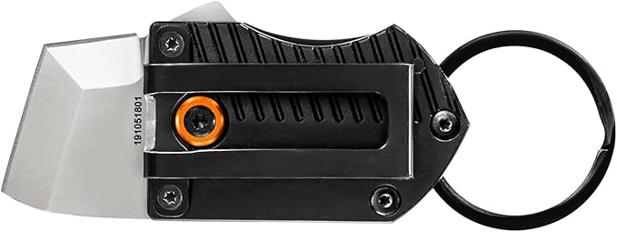 Gerber Gear Key Note Pocket Knife, 1" Plain Edge Box Cutter EDC Keychain Pocket Knife for Everyday Carry, Black