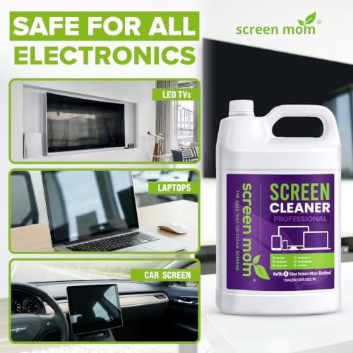 Screen Mom Screen Cleaner Spray 1-Gallon for TV, Car, Laptop and Computer - Image 3