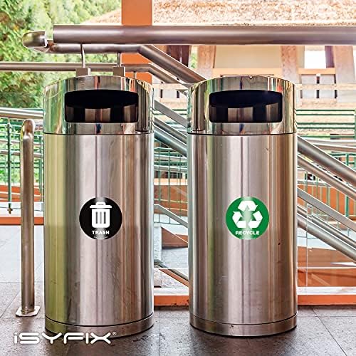 iSYFIX Recycle Sticker for Trash Can, 6 Pack, 5 inch - Image 5