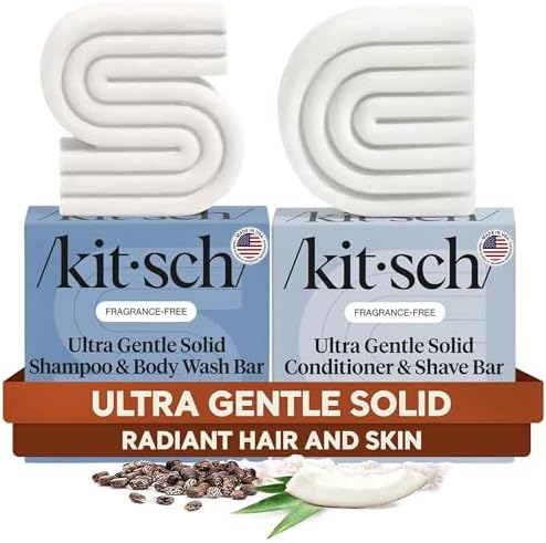 Kitsch Ultra Sensitive Fragrance-Free Bar Soap for Sensitive Skin & Scalp by Kitsch