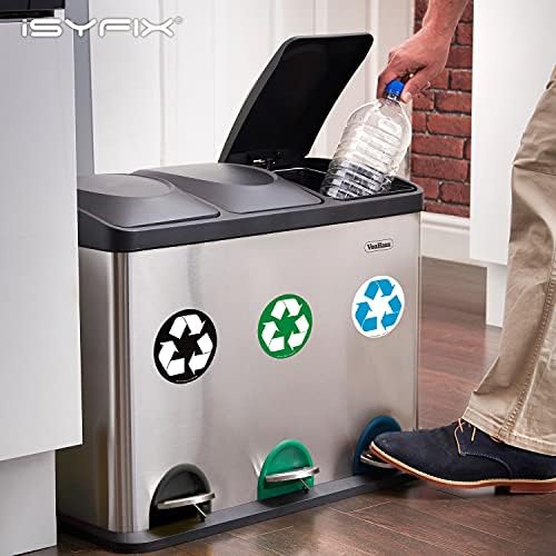 iSYFIX Recycle Sticker for Trash Can, 6 Pack, 5 inch - Image 6