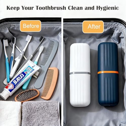 2-in-1 Travel Toothbrush Holder, Dustproof & Compact - Image 5