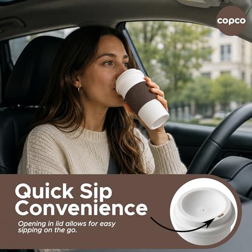 Copco 16oz Acadia Travel Mug, Set of 3 - Spill-Resistant (Brown) - Image 6