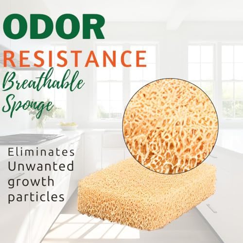 Peachy Clean Silicone Dish Sponge Scrubbers, Unscented Freshness, Non-Scratch, Odor-Resistant, Durable Dish Sponges for Kitchen 3pk - Image 2