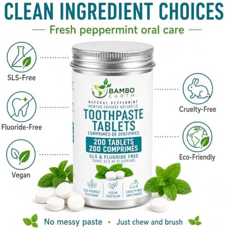Toothpaste Tablets - Dental Pod Tablets (Mouthwash) - Teeth Whitening Tabs - Image 3