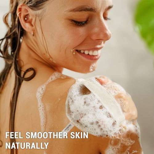 Natural Loofah Exfoliating Body Scrubber Pads for Bath and Shower - Image 6