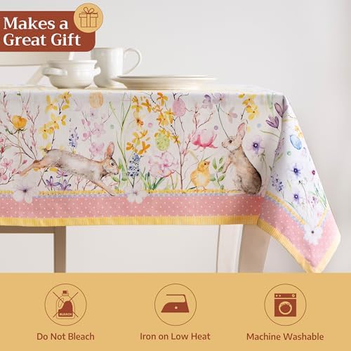 Maison d' Hermine Table Cloth Square Table Reusable 100% Cotton 60"x60" - Image 5