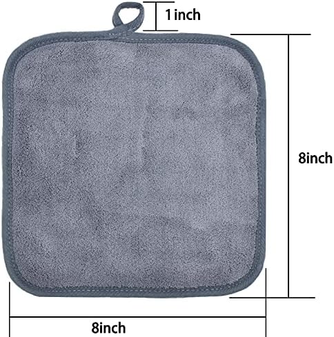 Makeup Remover Cloths Face Pads Reusable Microfiber Facial Cleansing Cloths - Image 6