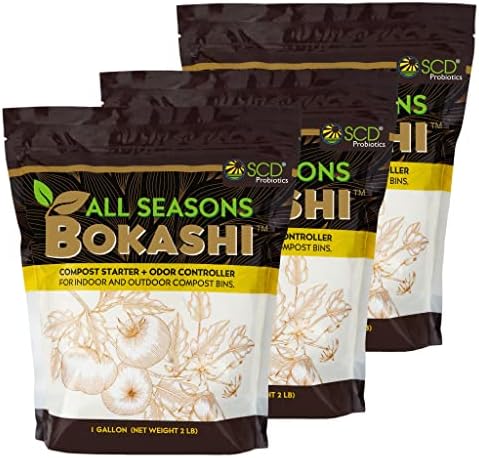 SCD Probiotics Bokashi Compost Starter, Accelerator, Odor Reducer - 6 lb by SCDProbiotics