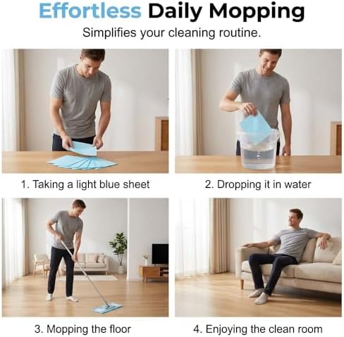 Multi Surface Floor Cleaning Tablets, Concentrated Cleaner for Hardwood, 2026 New Scented Floor Cleaner for Mopping, for Hardwood, Laminate Floors, Tiles, Glass (100 PCS) - Image 5