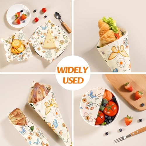 Beeswax Wraps for Food – Reusable Beeswax Bread Bag & Sandwich Wrap - Image 6
