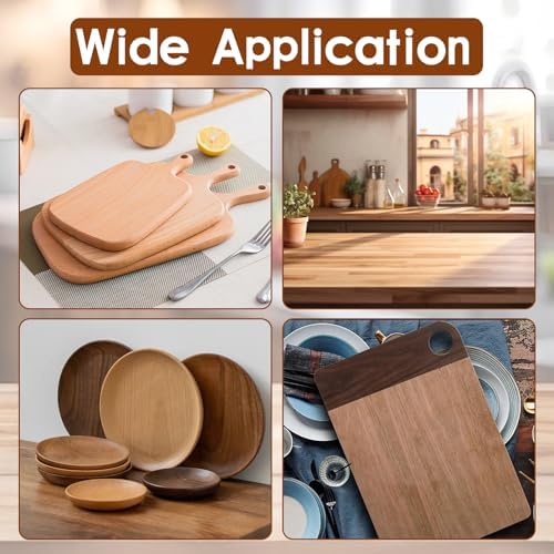3 Pcs Cutting Board Oil Wax Applicator and Scrub Brush Set - Image 5