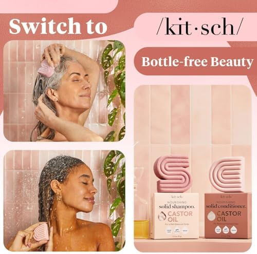 Kitsch Castor Oil Shampoo and Conditioner Set for Hair Growth - Image 6