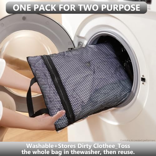 OlarHike 8 Set Packing Cubes for Travel,Gifts for Women Mom,Anti-Tearing Suitcase Organizer,with Over 1000 pcs Mesh Holes,Vacation Essentials & Accessories for Cruise Ship - Image 5